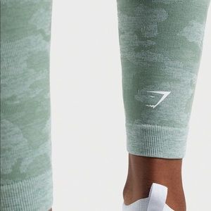 gymshark green camo leggings